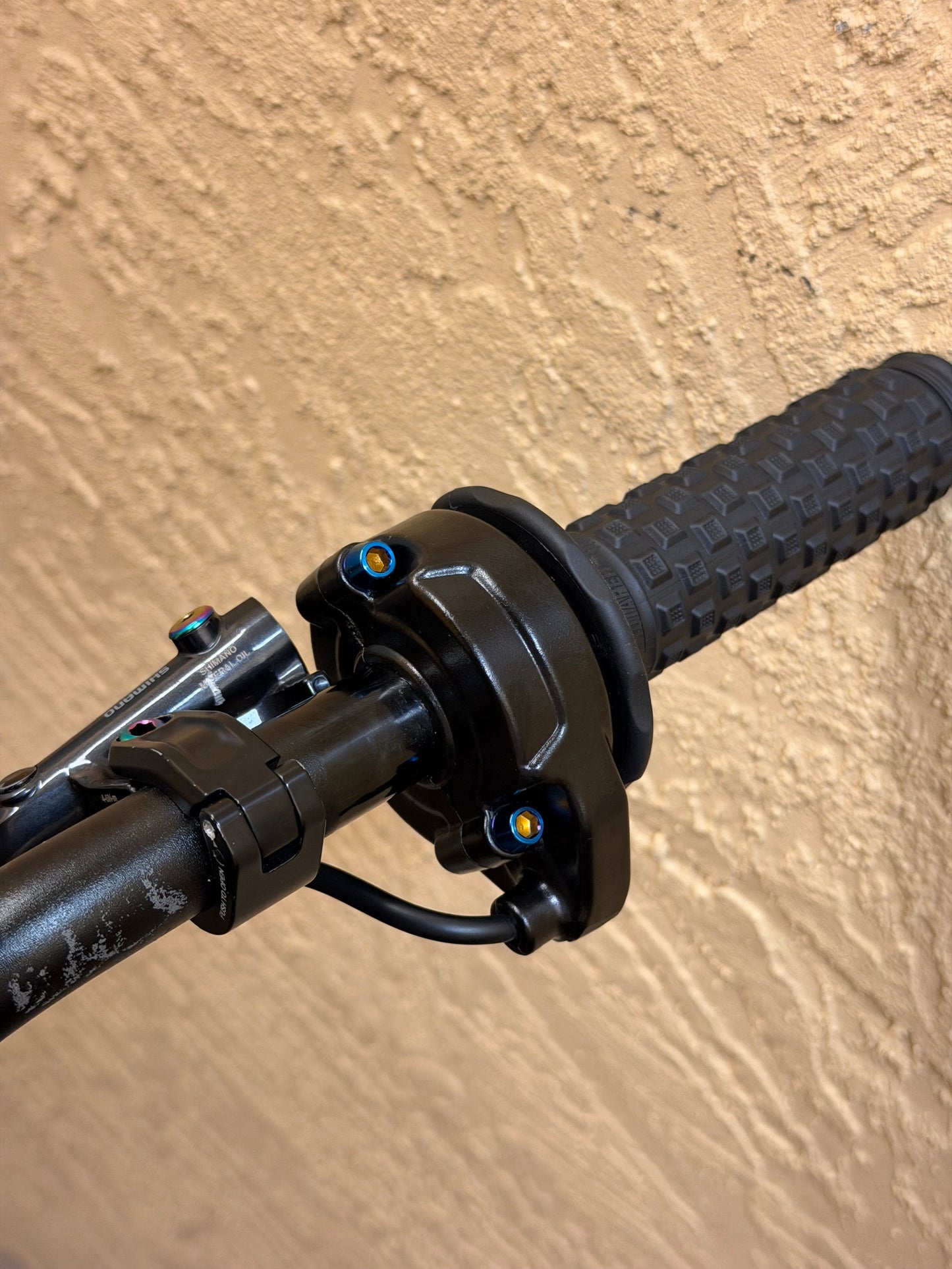 Titanium throttle bolts