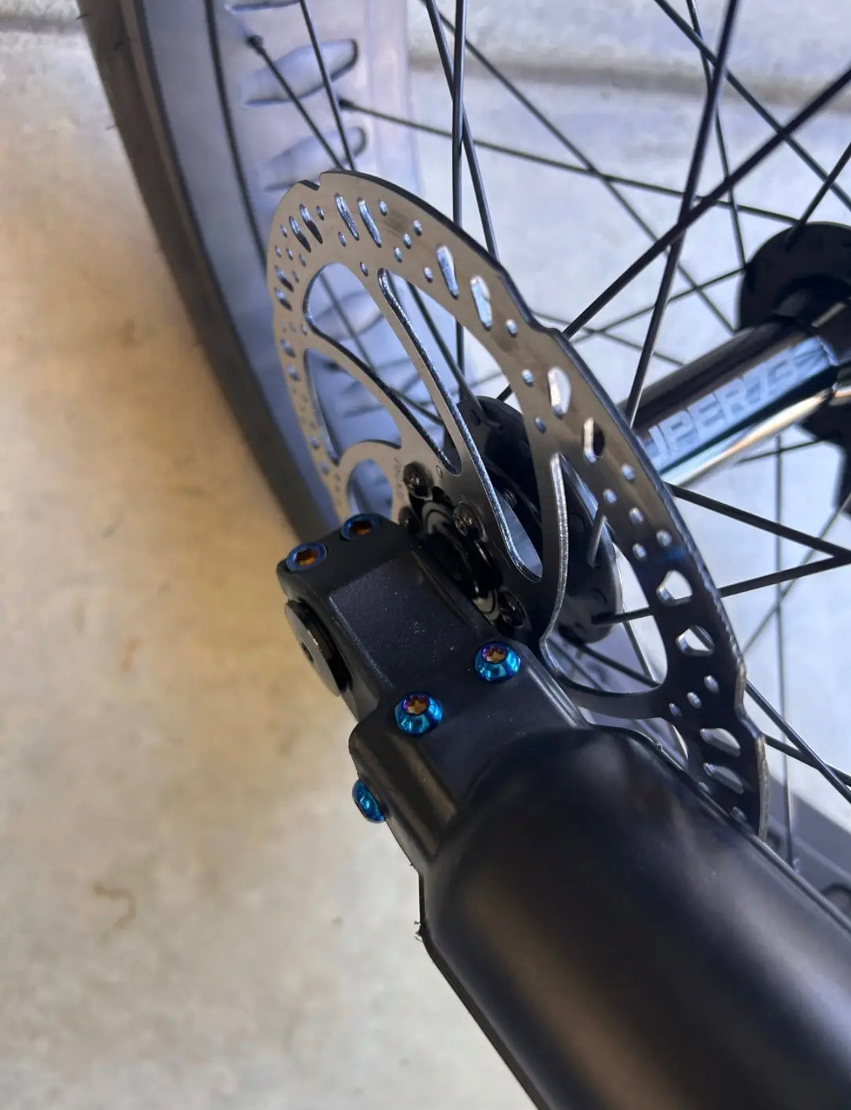 Titanium Fork Guard Bolts