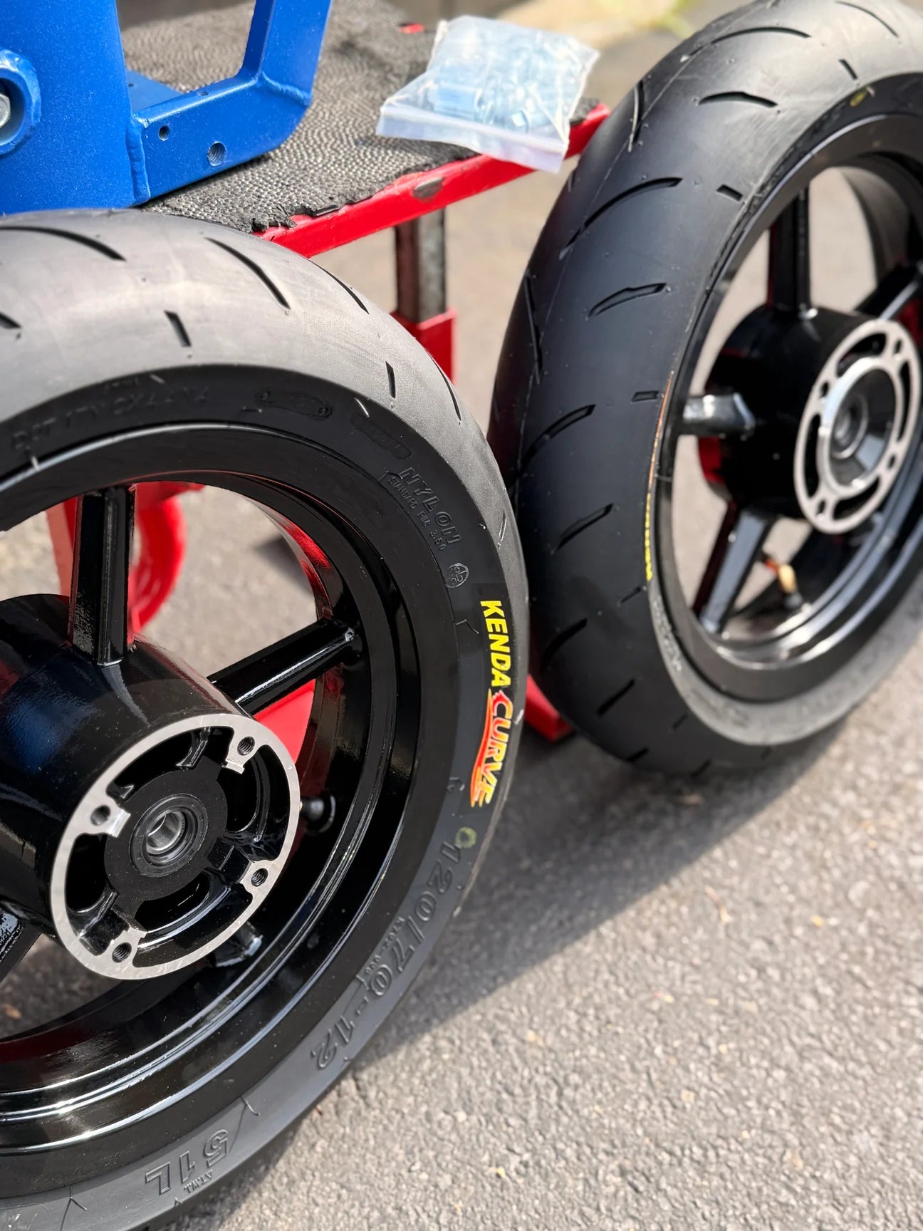 12" Supermoto Wheelset for Tuttio/Yozma/Heybike/Razor