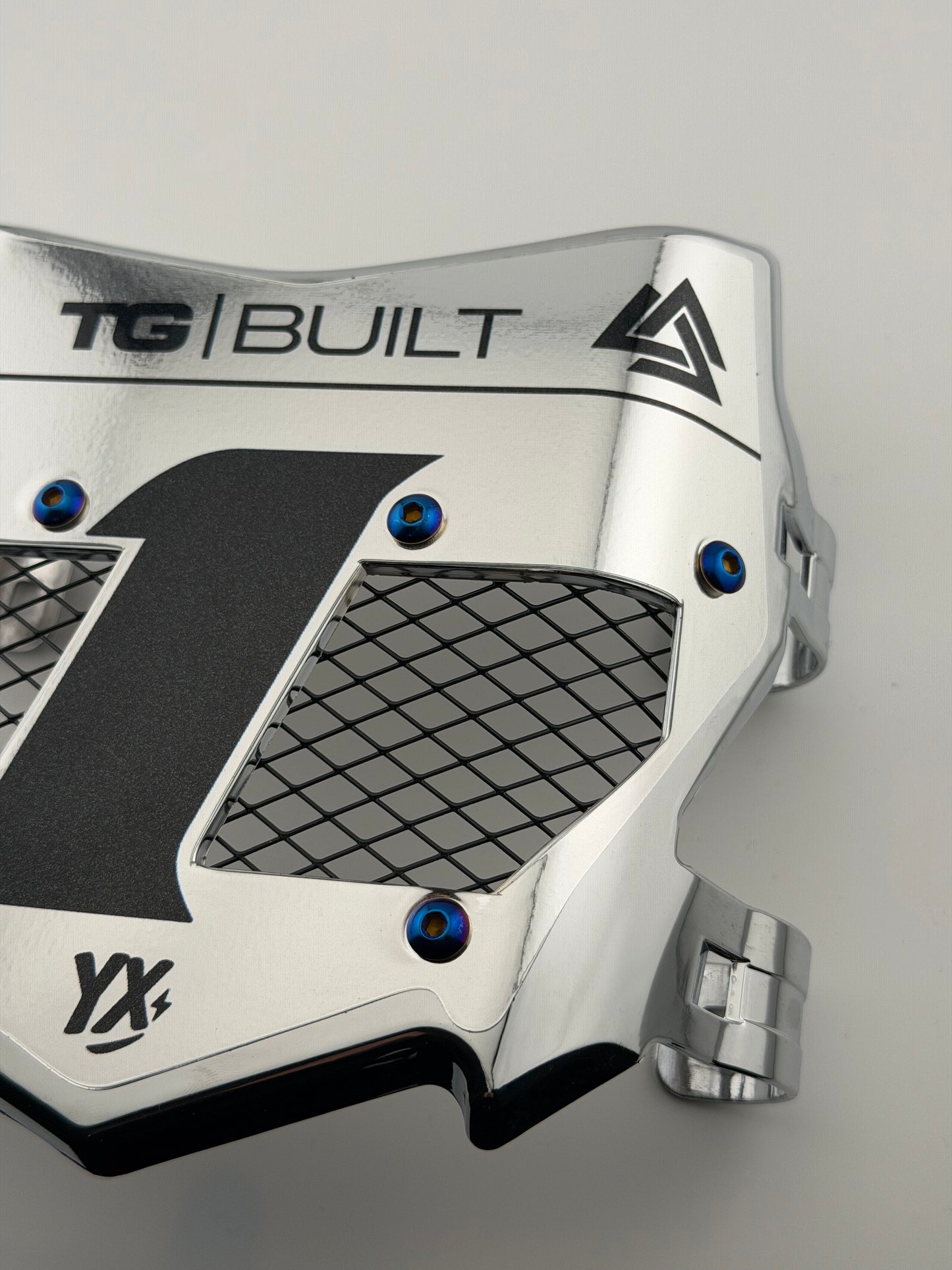 Chrome Titantium Vented plate