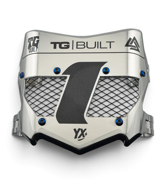 Chrome Titantium Vented plate