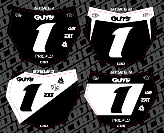 Motocutz Number Plate Decal