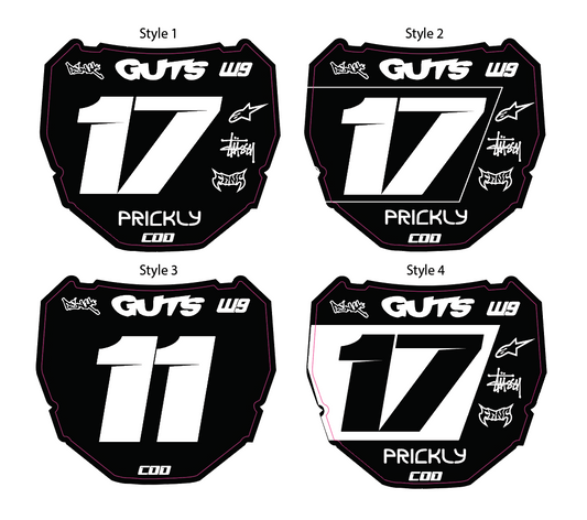 Odi Number Plate Decal